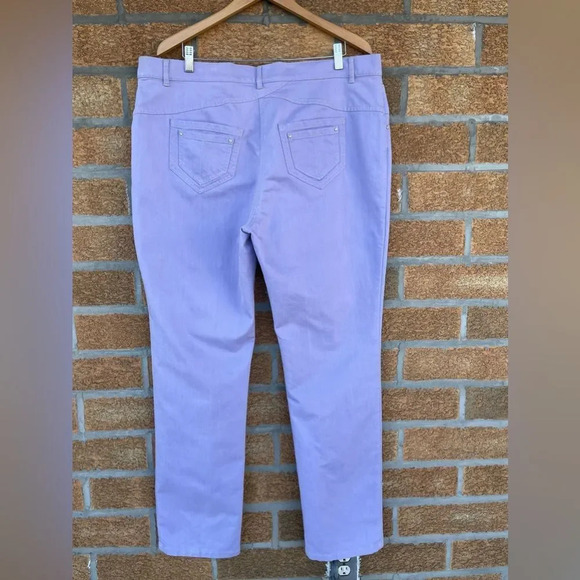 Marina Rinaldi lavender pants size 4 x - Picture 8 of 16